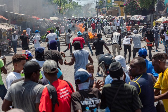 Citizens march in Haiti to demand safety from gangs