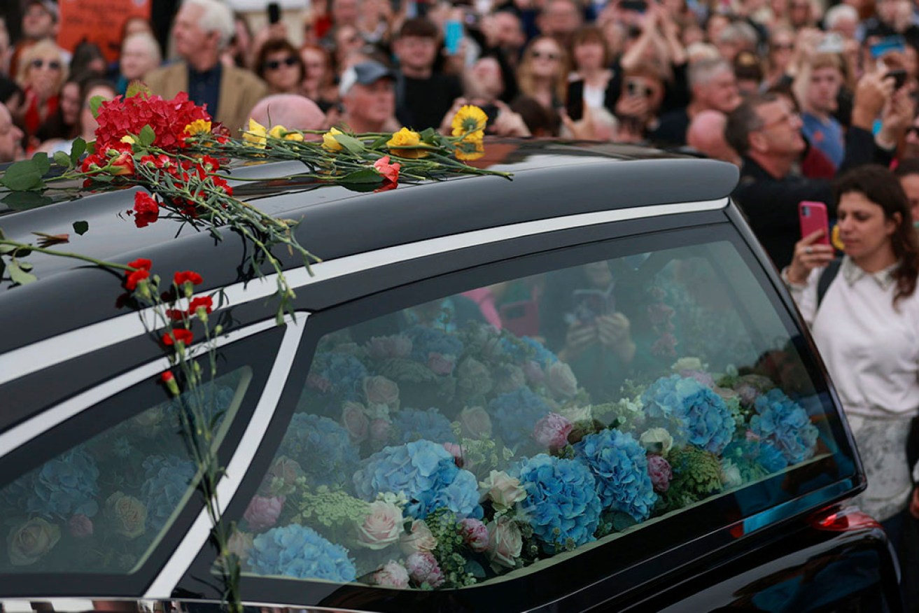 There's been an outpouring of emotion in Ireland for Sinead O'Connor as the singer is laid to rest. 