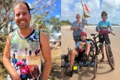 Stroke survivor inspires with 9000km journey