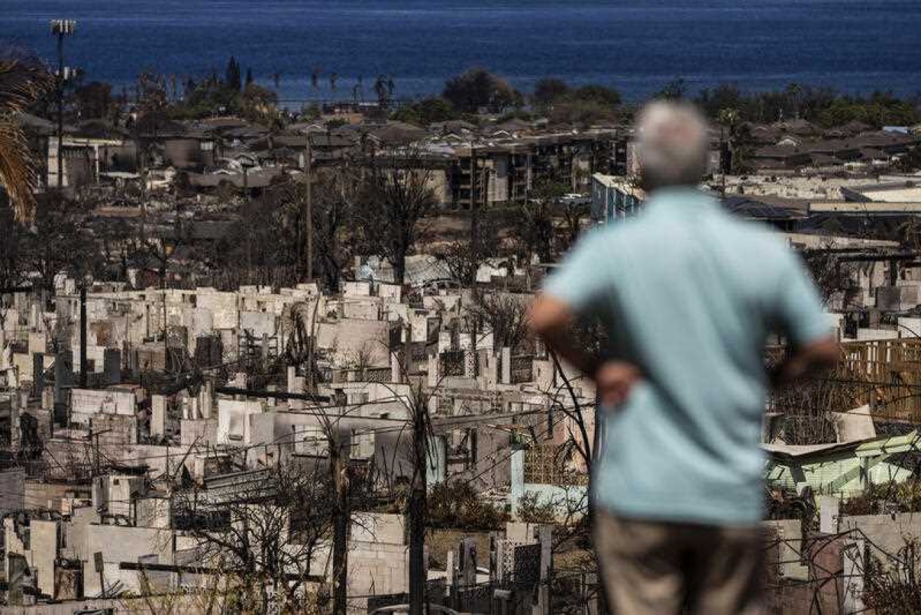 Authorities have started letting Lahaina locals back into what has become known as the "burn zone".