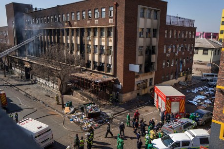 Dozens dead as fire guts Johannesburg apartment block