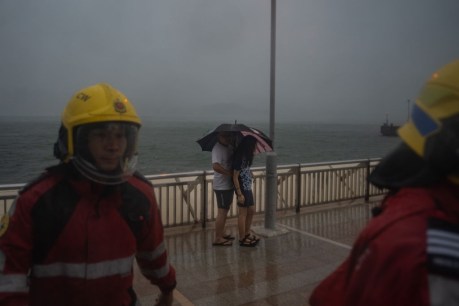 ‘Super’ typhoon slams Hong Kong and China