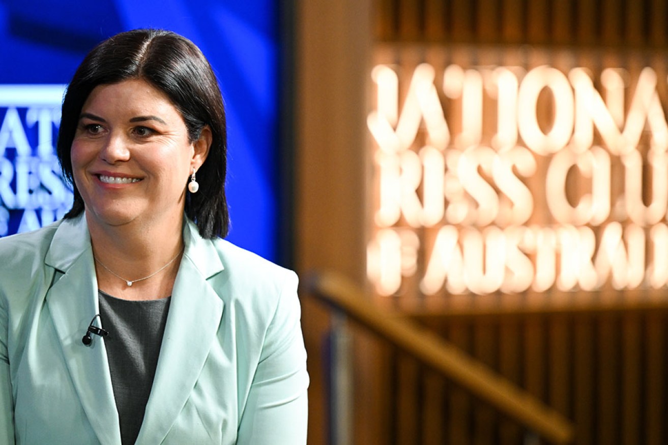 NT Chief Minister Natasha Fyles supports the proposed Middle Arm processing facility in Darwin.