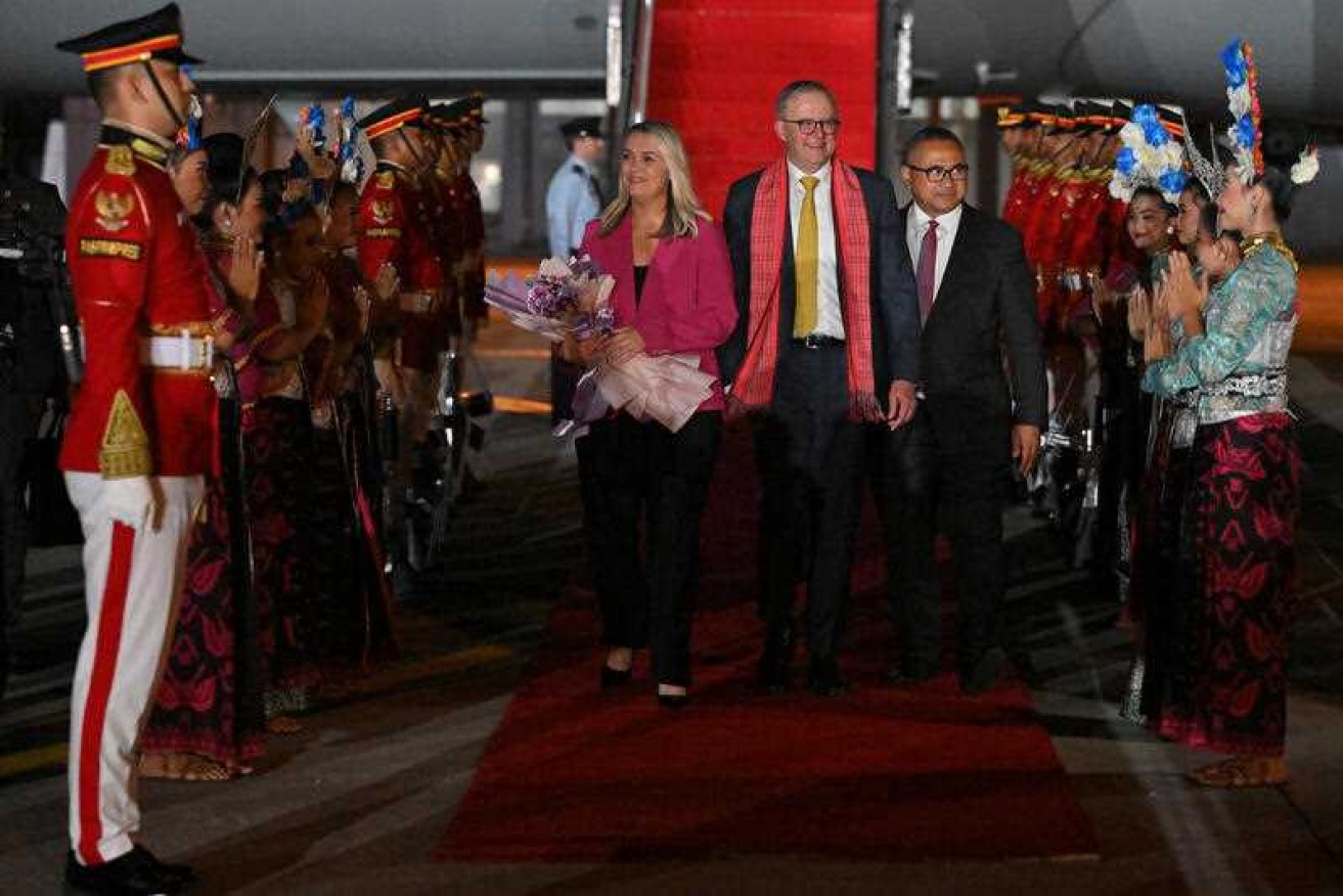 Prime Minister Anthony Albanese touches down in Jakarta for the ASEAN gathering.
