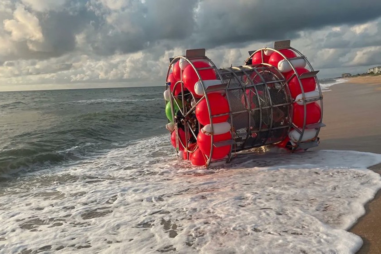 Reza Baluchi attempted to run to London in his homemade vessel.