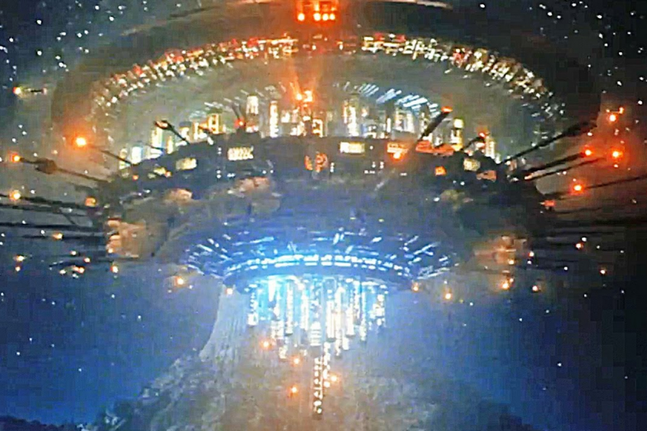 Close Encounters audiences gasped at Greg Jein's gigantic alien mothership which, in reality, was only a metre-or-so wide.