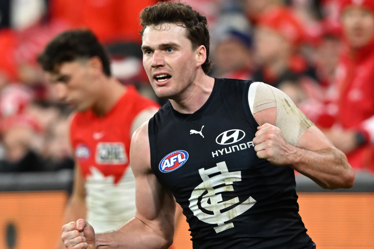 Carlton's Blake Acres was just one many heroes in the Blues' 6-point victory.