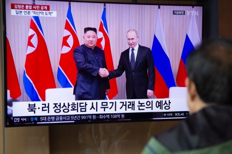 Kim Jong-un arrives in Russia amid US warnings