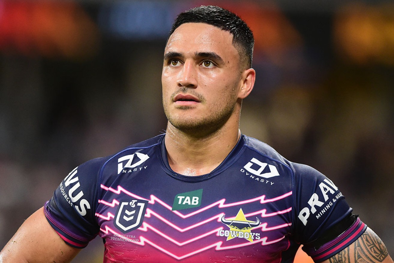 Valentine Holmes has been slapped with a breach notice for his controversial social media post.