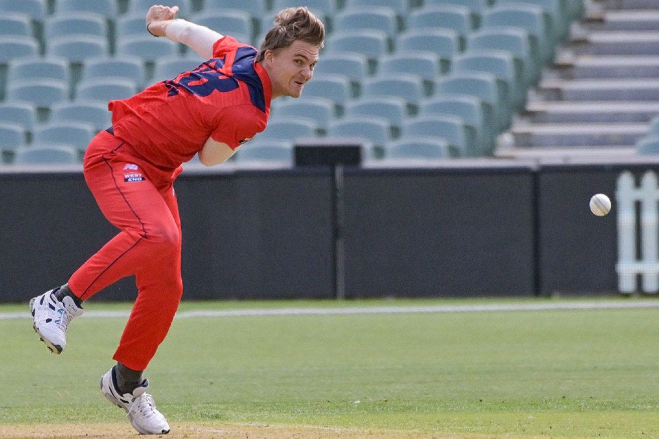 South Australia's Henry Thornton took 7-39 for Australia A in its 108-run win over New Zealand A.