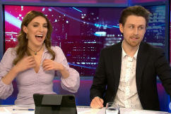 Co-host drops F-bomb in Albanese interview