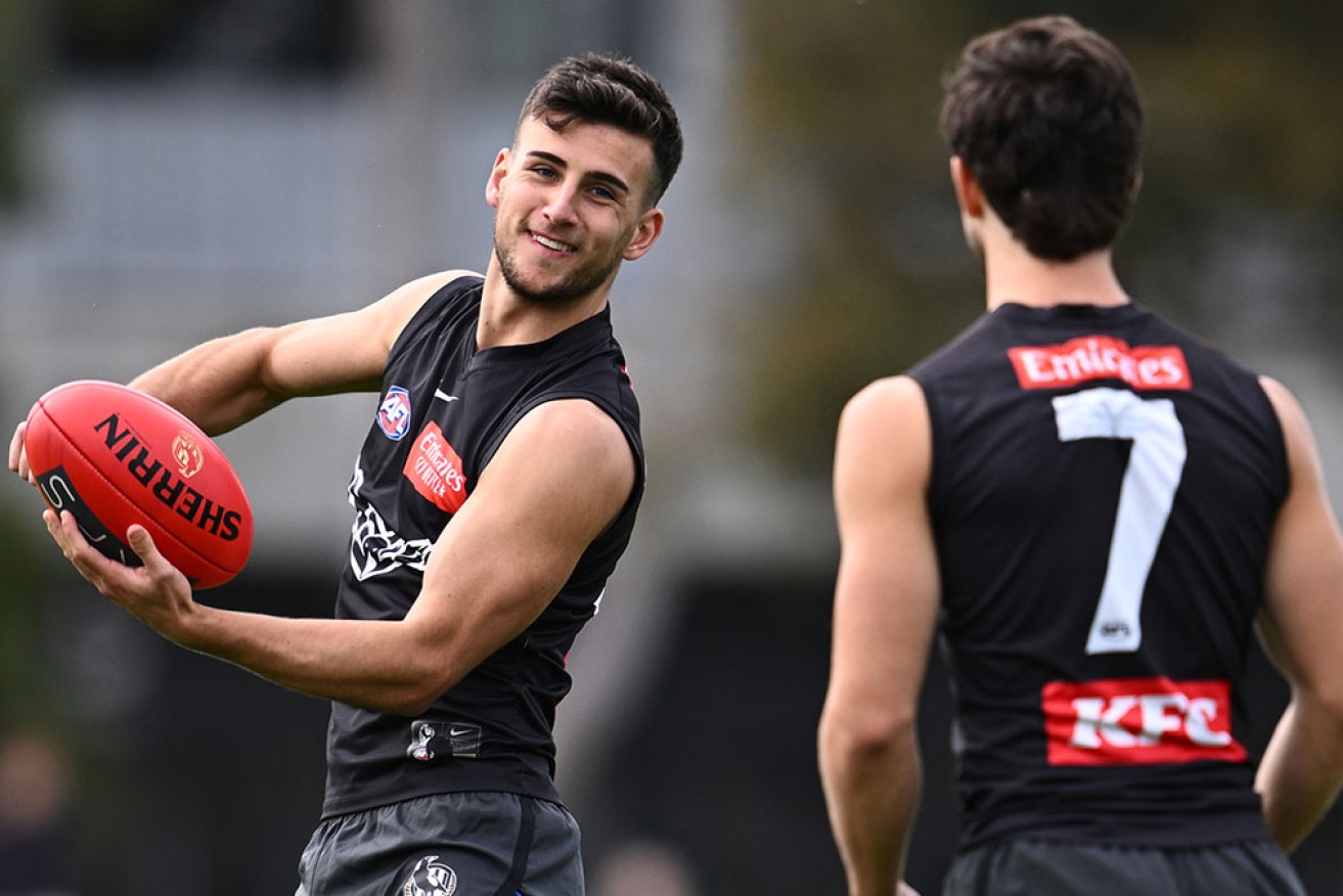 Nick Daicos will rejoin his brother Josh in Collingwood's side for the preliminary final. 