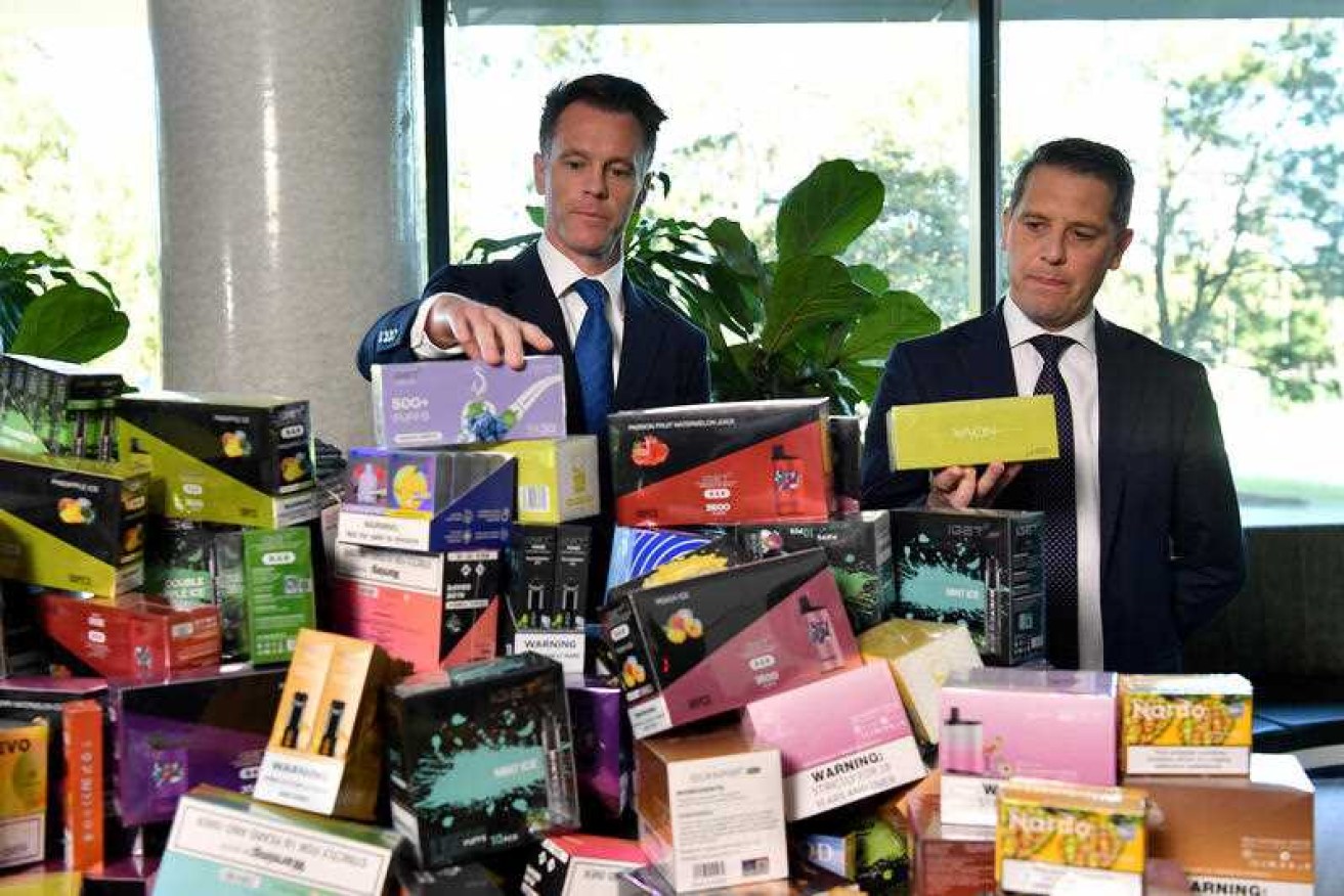 NSW will spend $6.8m to stamp out illicit vape sales, with the practice "a gateway to smoking".