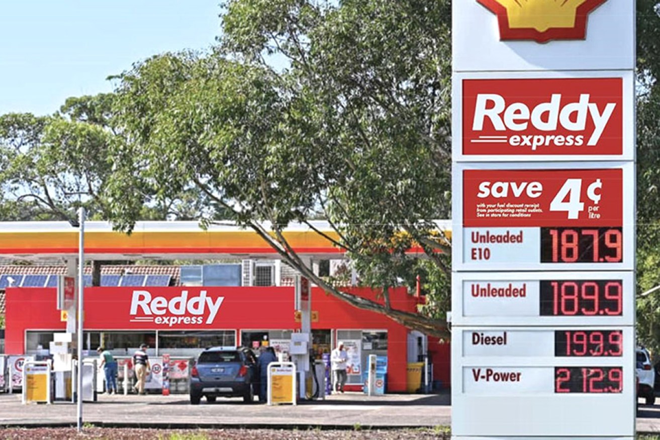 It's out with Coles and in with Reddy for many of Australia's most visible service station sites.