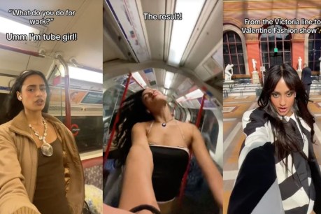 Tube Girl inspires many with confident moves