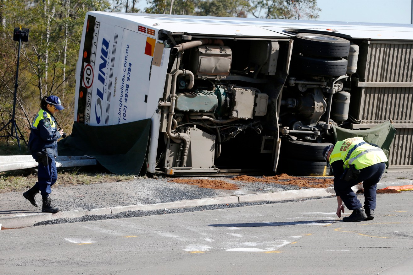 A bus crash in the Hunter region in June claimed the lives of 10 people and injured another 25.