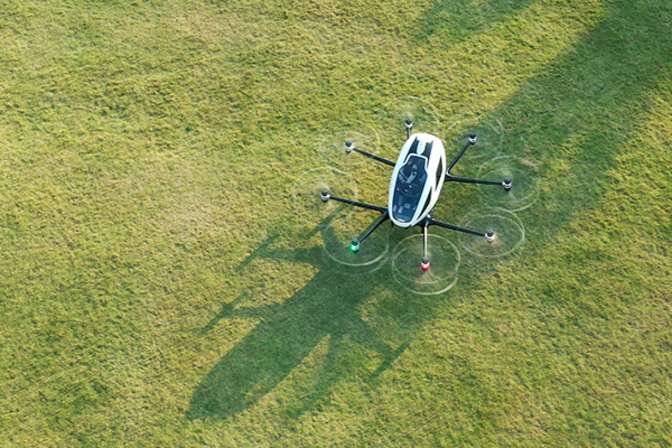 EHang's automated, two-person air taxi has been approved for passenger flight.