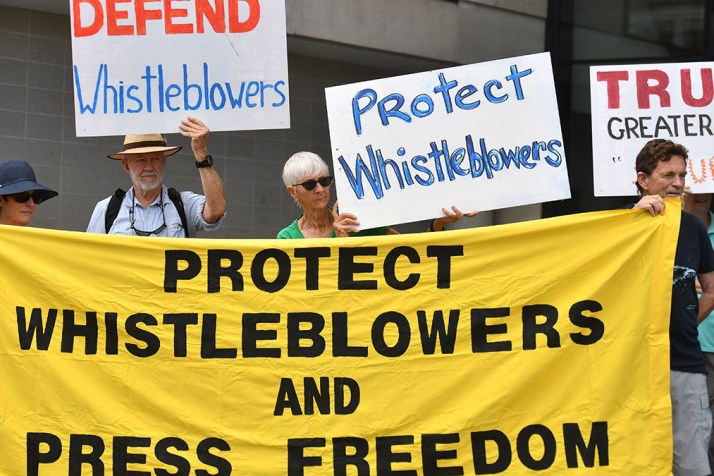 Australia waging ‘war on whistleblowers’