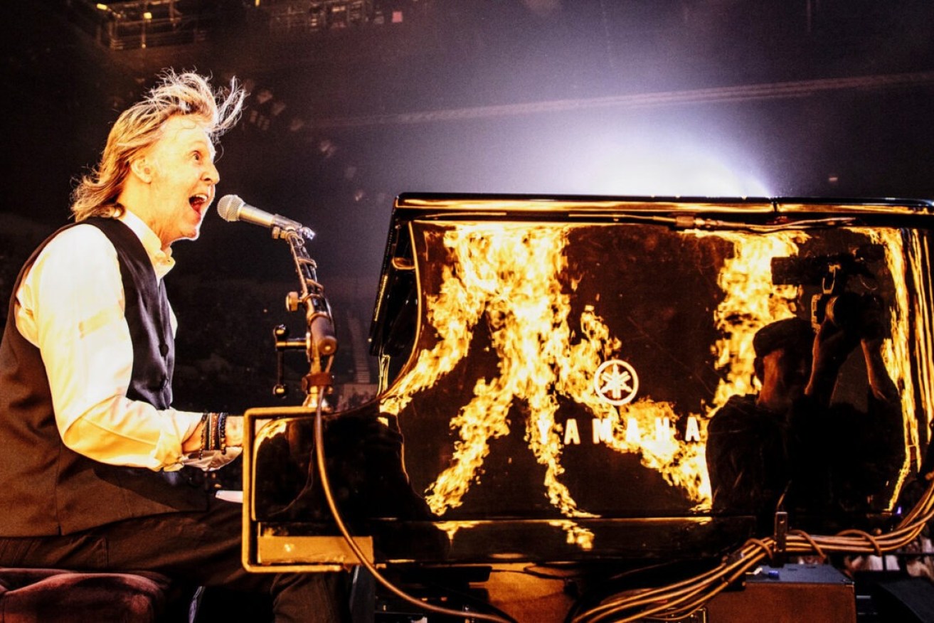 The 81-year-old McCartney played an almost three-hour set to kick off his Get Back Tour in Adelaide.
