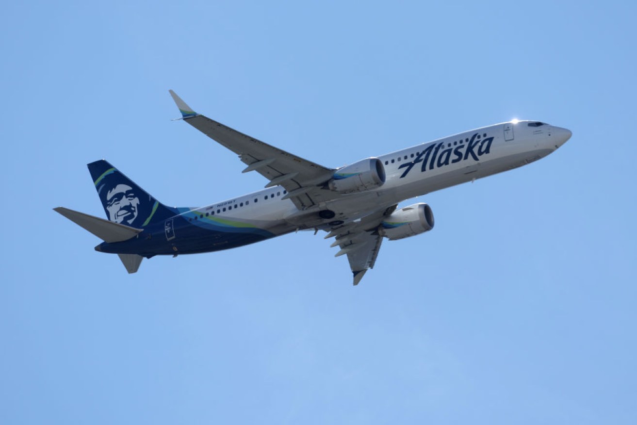 A 44-year-old man has been detained after an incident on an Alaska Airlines plane.