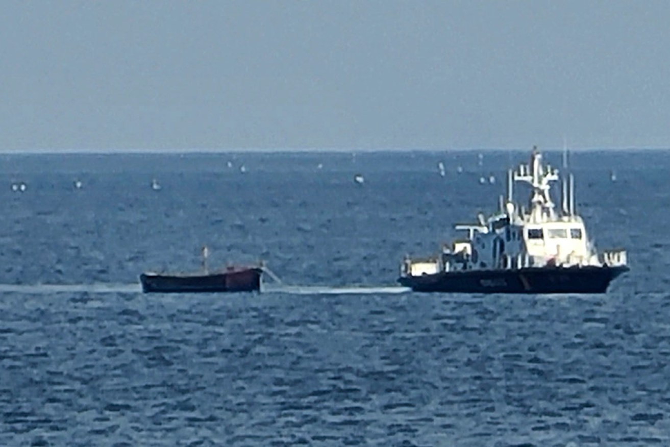 The family was found by a South Korean coast guard ship south of the sea border with North Korea.