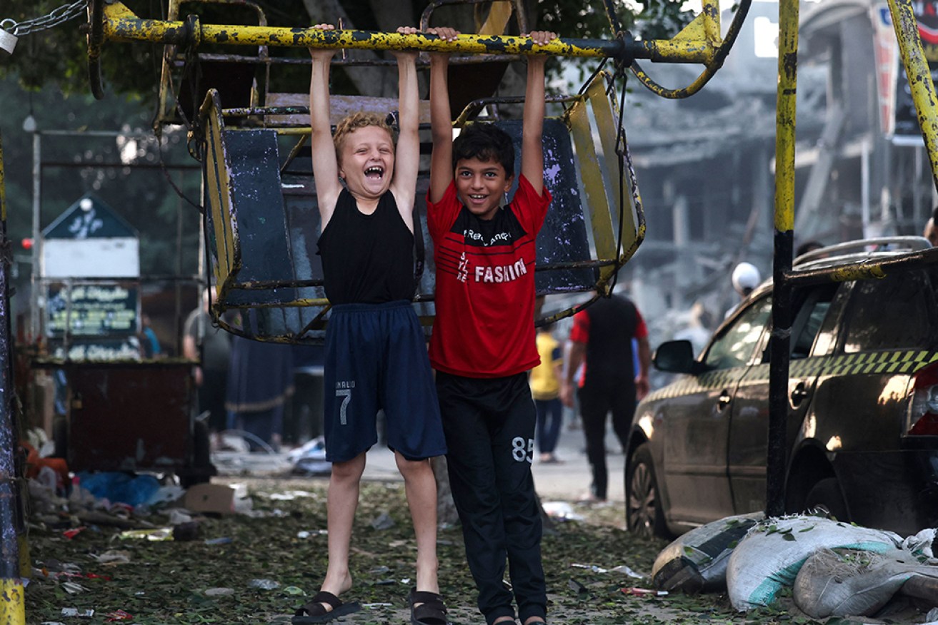 The conflict has left Gazans, many of whom are children, with nowhere to go.