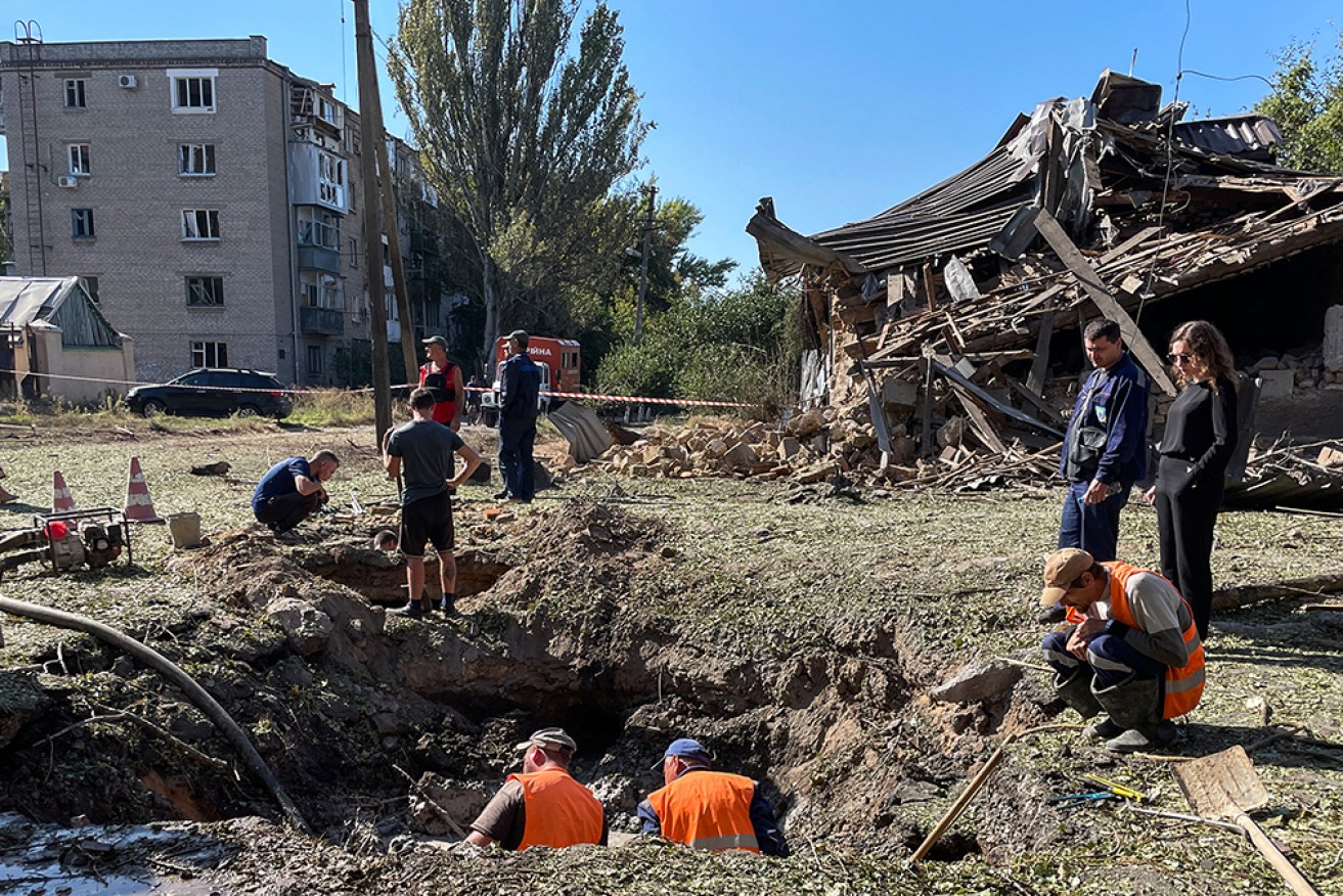 Ukraine’s Kherson region, pictured in late September, continues to be shelled by Russian forces. 