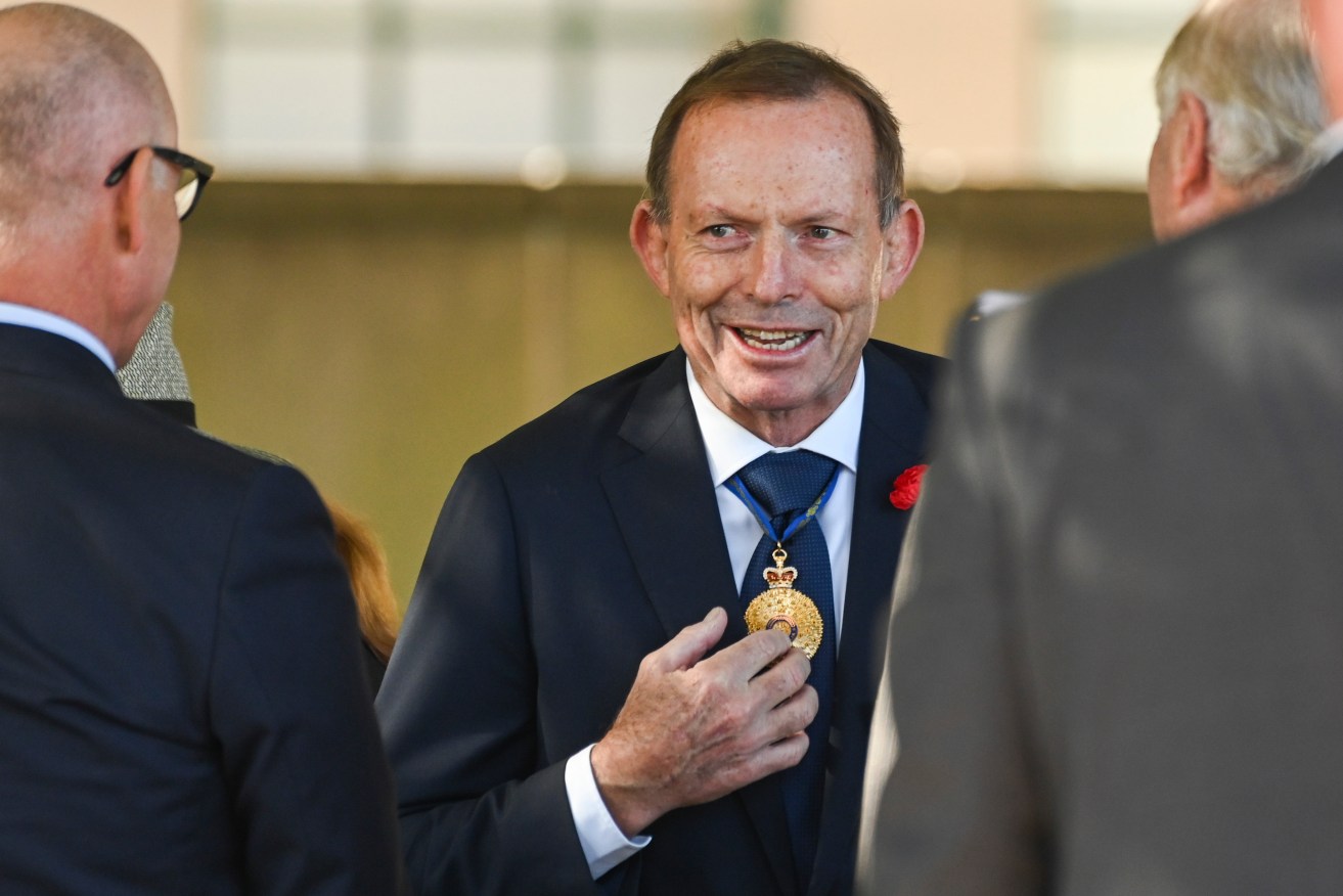 Tony Abbott has again aired controversial views about climate change, earning condemnation from teal MPs.