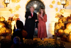 Trumps host Halloween party amid legal woes