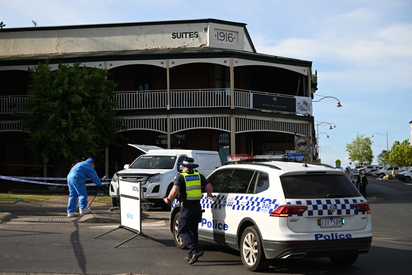 William Swale allegedly mounted the kerb in his SUV and hit several people outside the hotel.