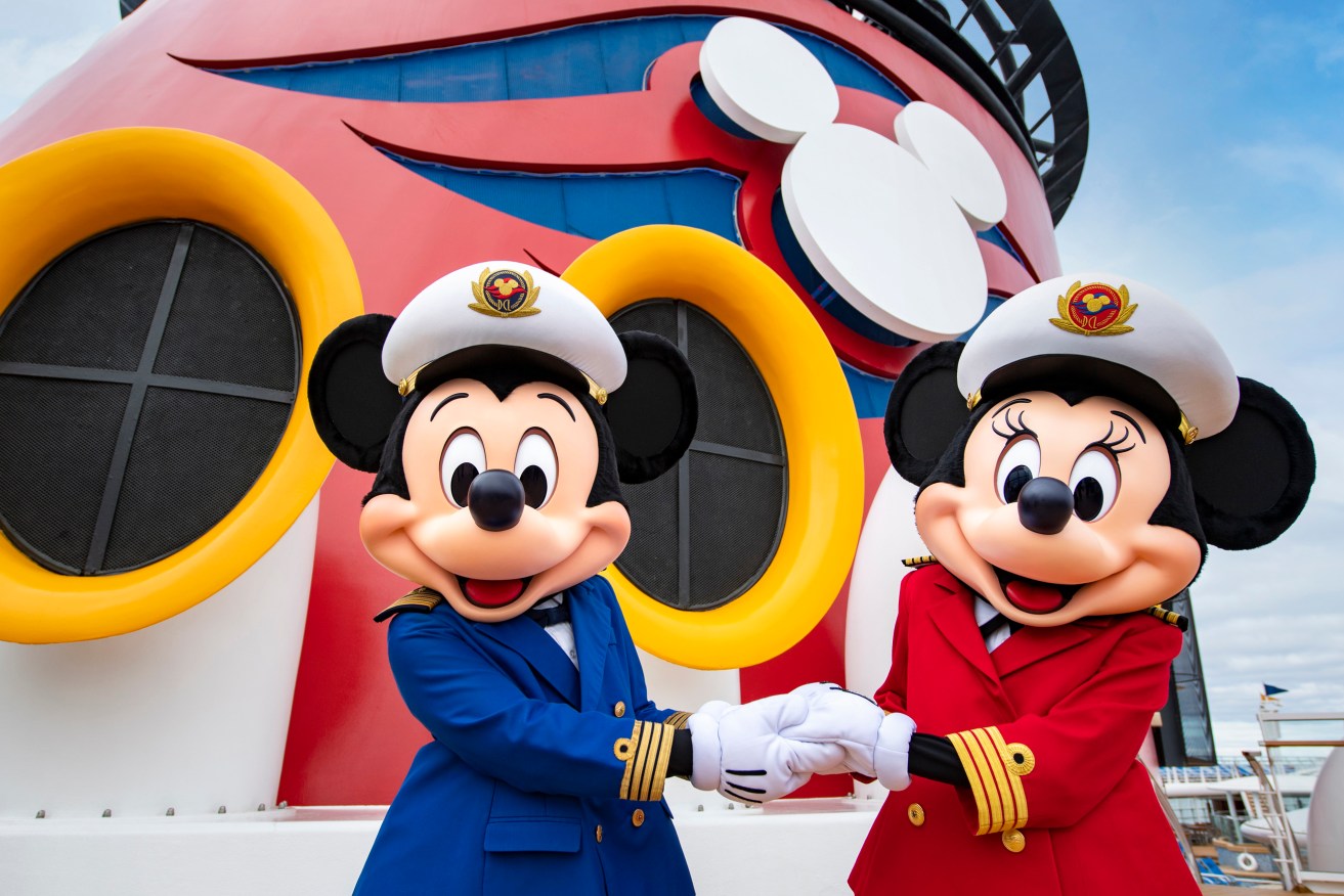 The Disney Wonder sails with ‘one-of-a-kind itineraries’ all over the world, including trips to  Alaska, Mexico, the Hawaiian Islands, Australia and New Zealand. 