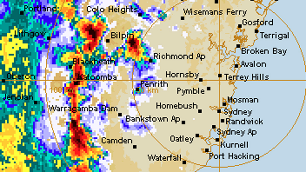 Sydney In Firing Line As Wild Storms Close In