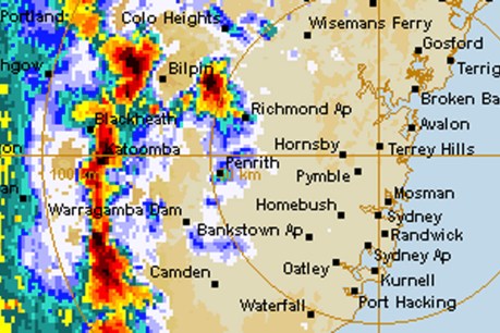 Sydney in firing line as wild storms close in
