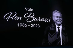 Farewell to AFL legend Ron Barassi at MCG