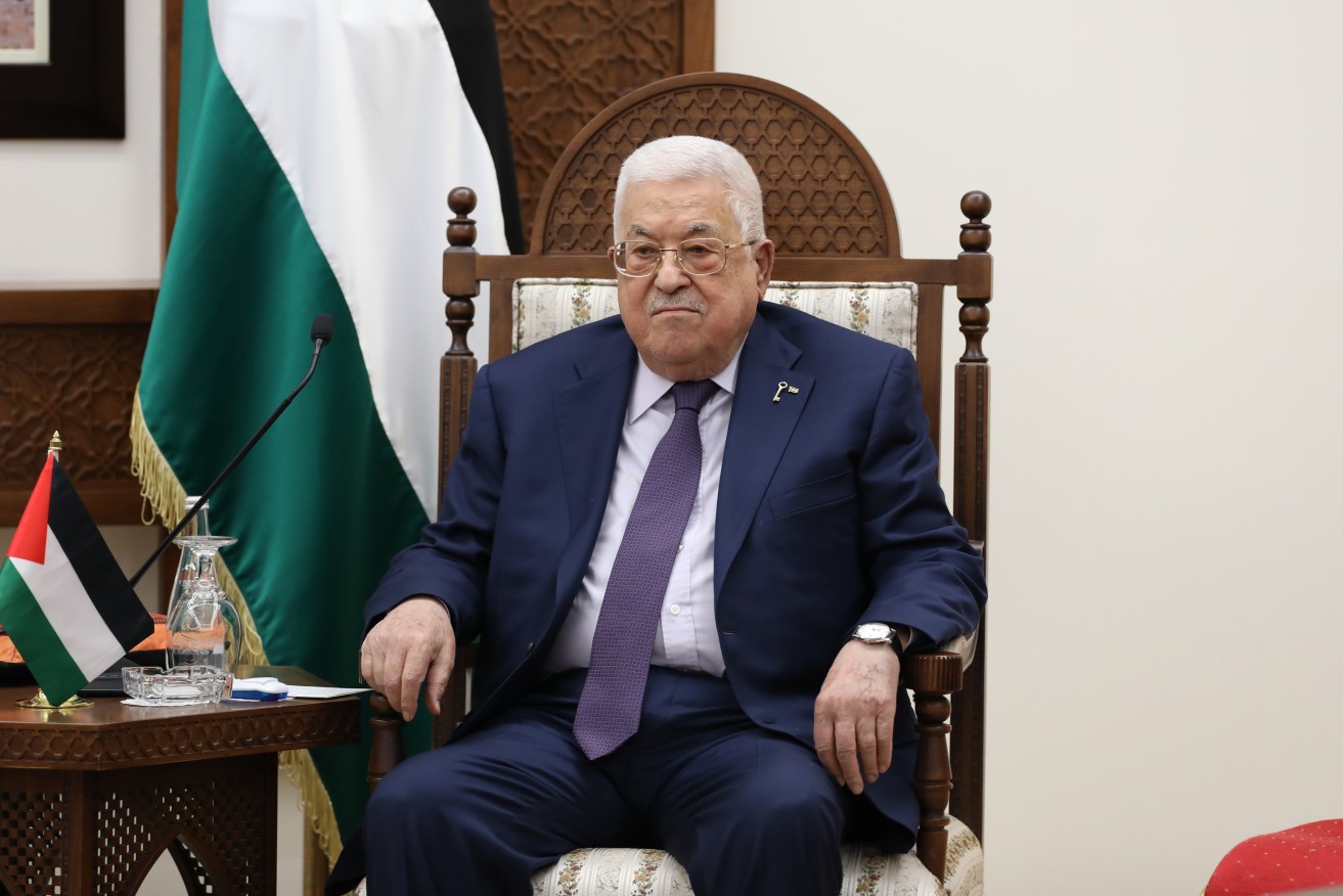 President Mahmoud Abbas has reportedly urged Australia to recognise the state of Palestine. 