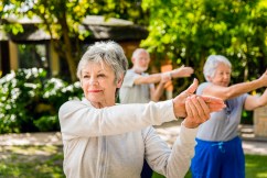 Staying positive about exercise helps us age