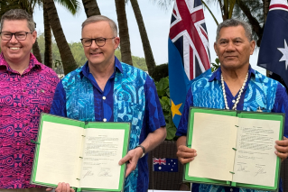Wong offers Tuvalu-style pact to other Pacific islands