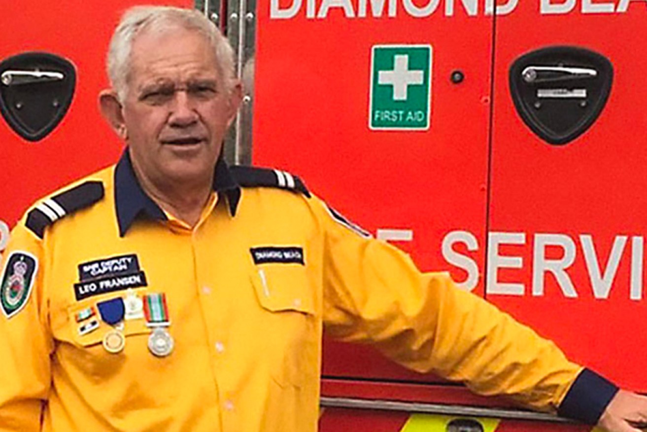 NSW Rural Fire Service volunteer Leo Fransen died while battling a bushfire near Walgett.