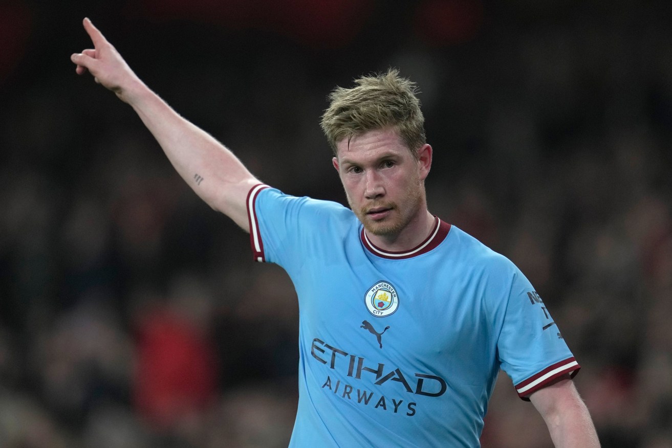 King of the assists Kevin De Bruyne says he didn't help in an off-the-field musical collaboration.