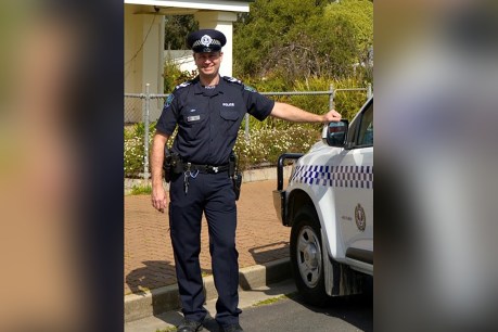 Mourners farewell slain SA police officer