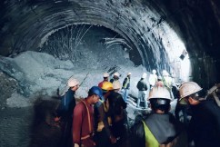 Video shows trapped tunnel workers in India