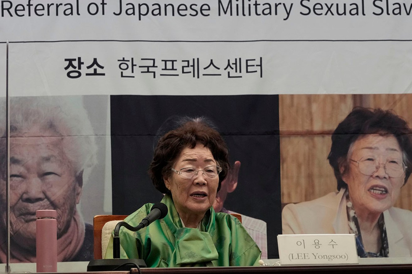 Lee Yong-soo, who was sexually enslaved by Japan's World War II military, welcomed the court ruling.