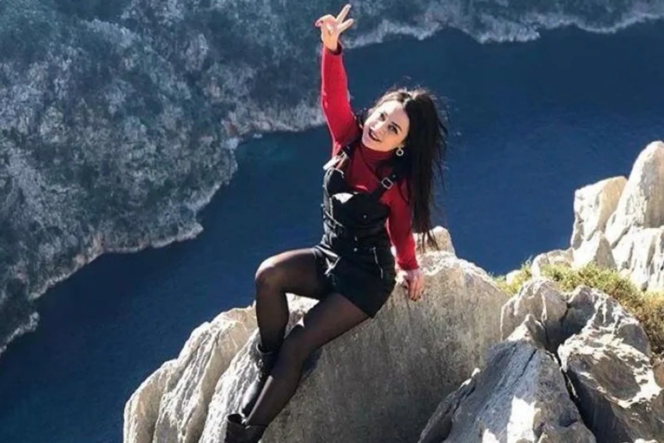 Olesia Suspitsina fell to her death in Turkey, at the end of a COVID lockdown. This pic is from 2019. 