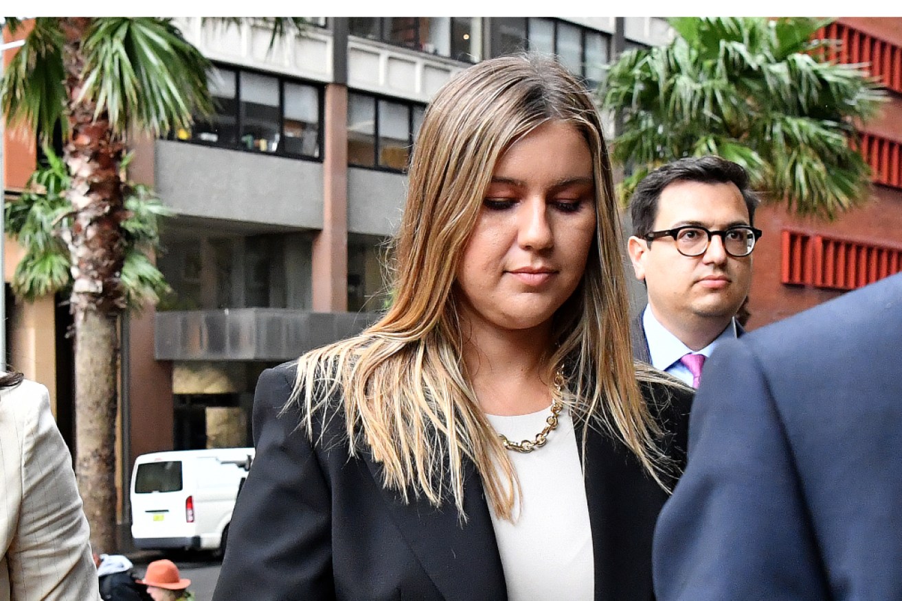 A Queensland MP has recounted a text exchange he had with Brittany Higgins on April 19, 2019.