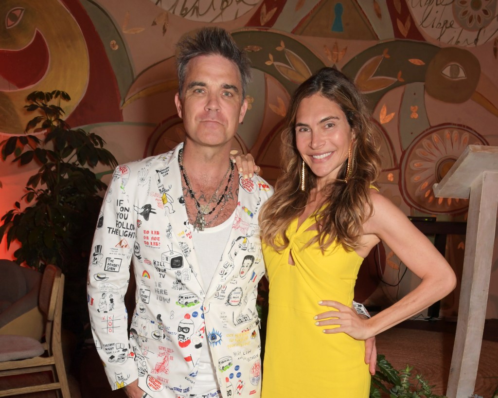 Robbie Williams and Ayda Field