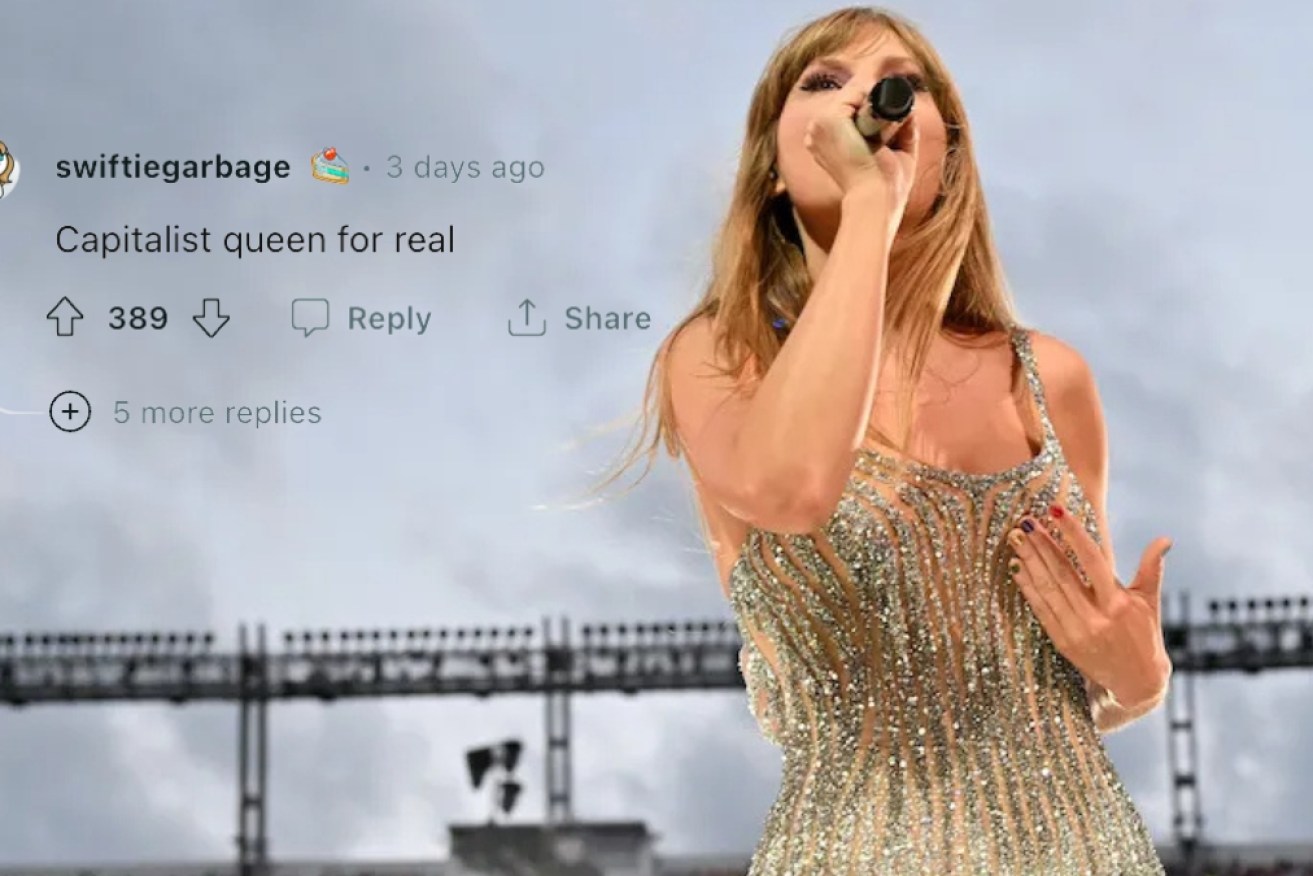 Some social media users aren't happy with Taylor Swift's money-making moves.