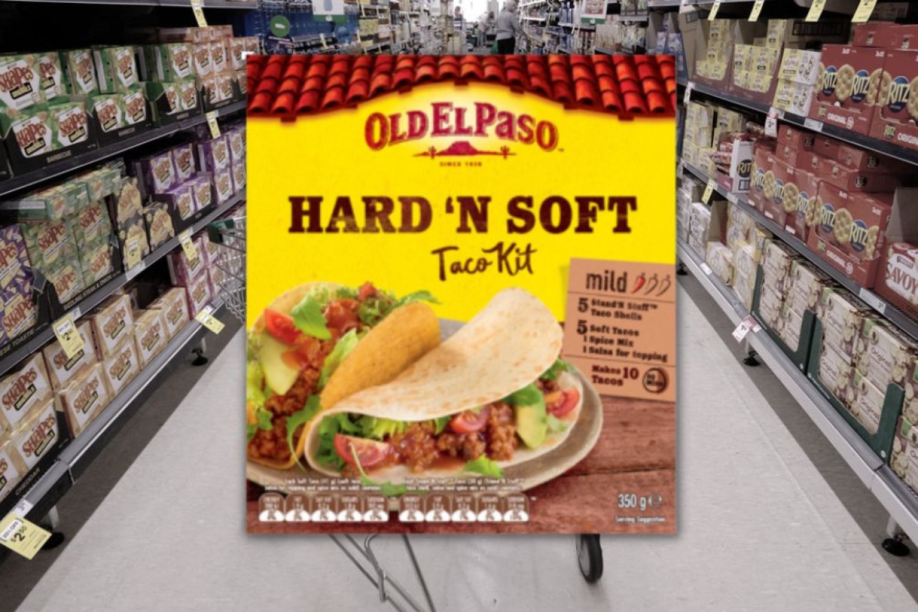The taco kits have been sold at Coles and Woolworths nationwide, as well as some IGAs.
