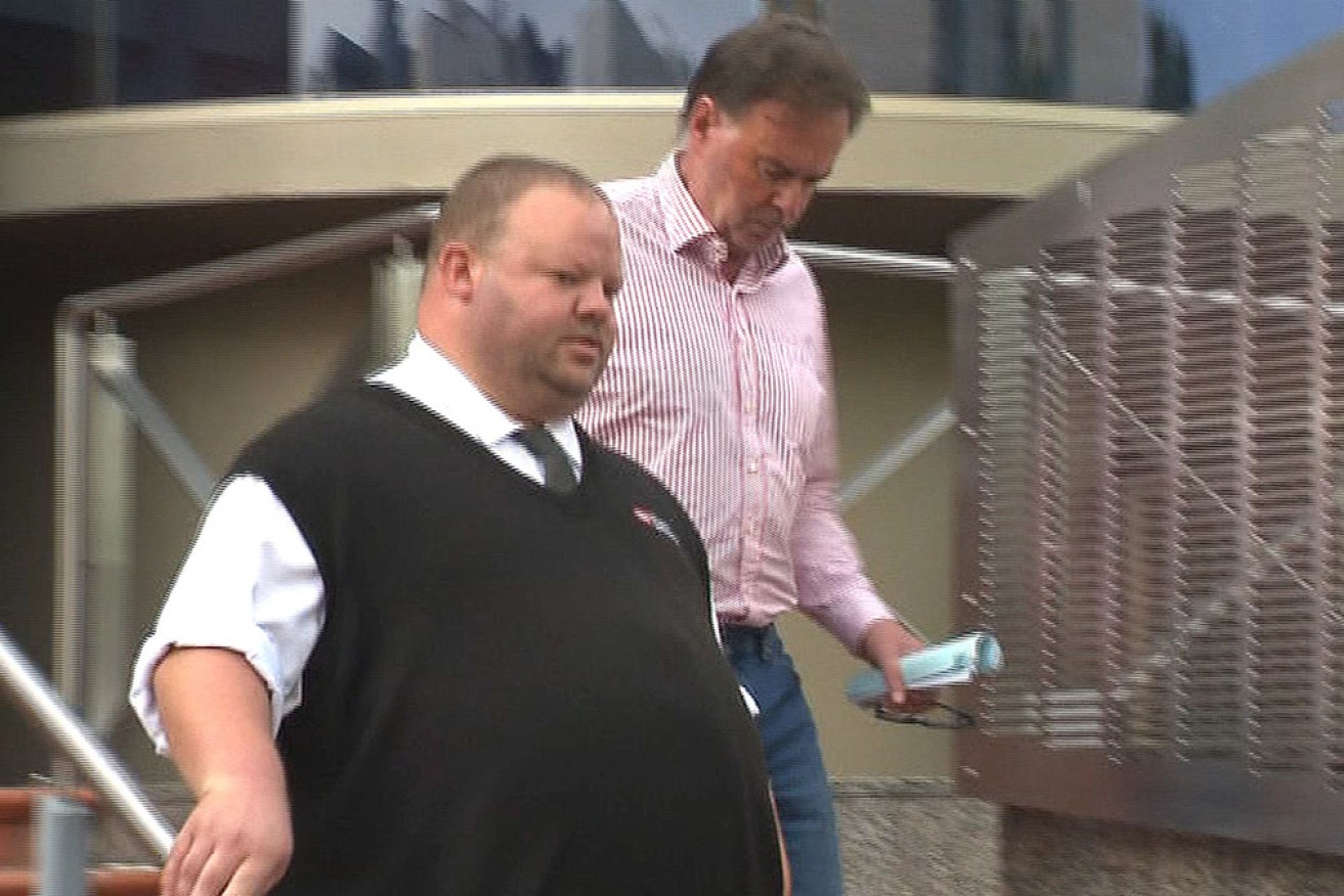 Justice Gregory Geason (right) pleaded not guilty to charges of common assault and emotional abuse.