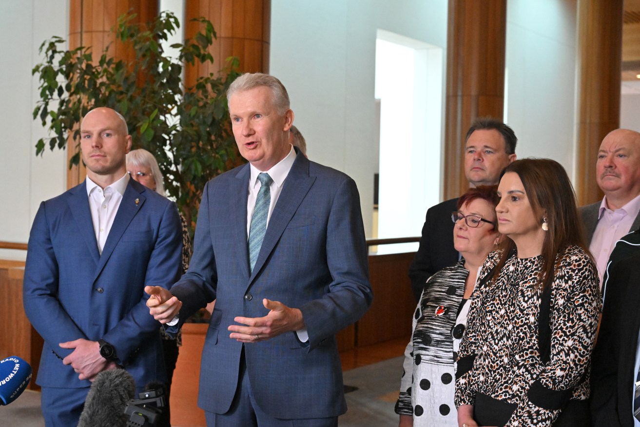 Employment Minister Tony Burke announced a deal with crossbenchers to pass some reforms this year.