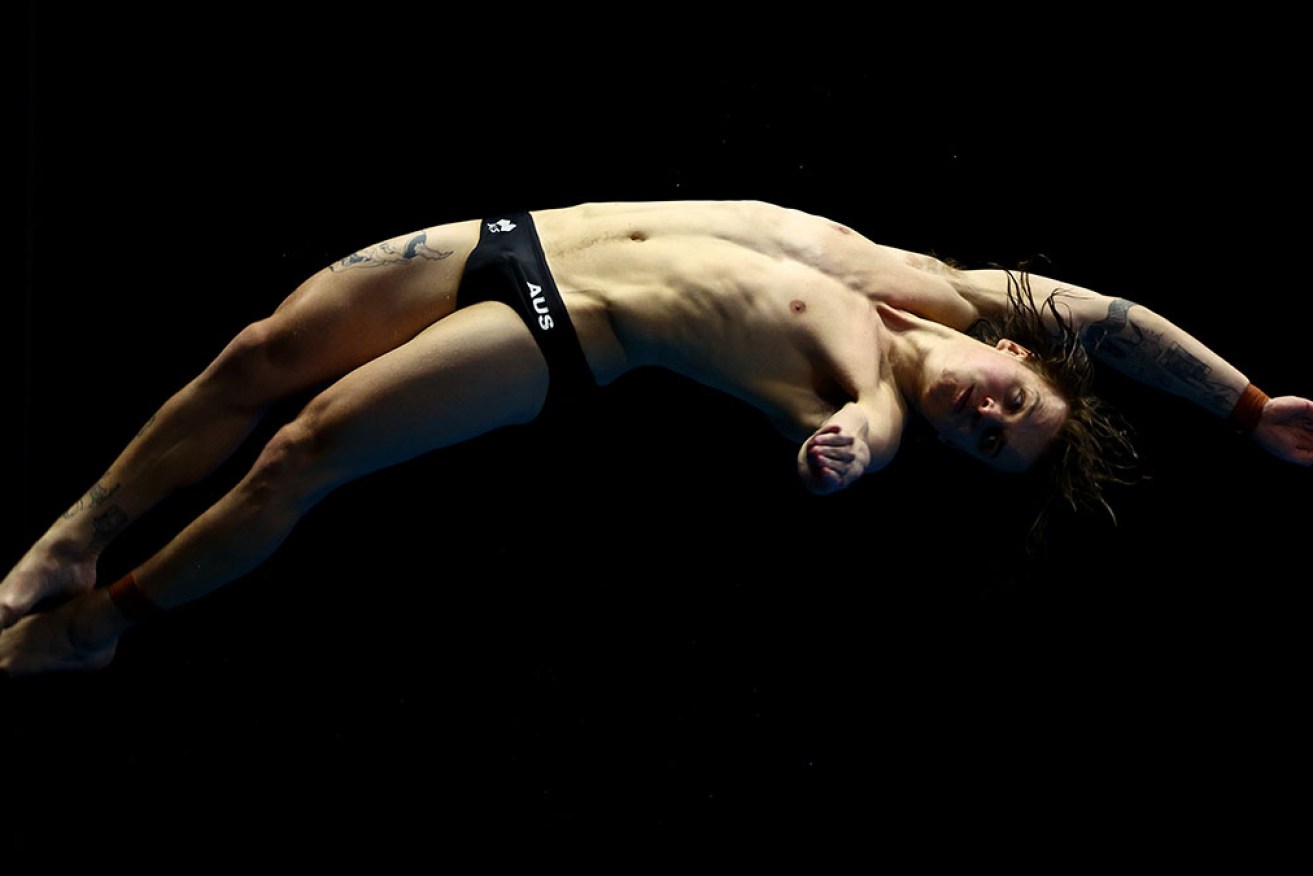 Cassiel Rousseau will defend his 10m platform title in February at the world diving championships.